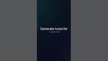 Tech Tip: Generate Icons in Capacitor #shorts #ionicframework #tech