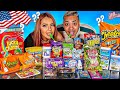 On teste des produits amricains en couple  10 000 calories en 24h