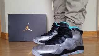 jordan 10 lady liberty on feet