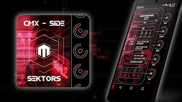 CMX - Side Sektors for KLWP | Theme (Android Customization)