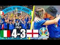 ITALIA vs INGHILTERRA 4-3 - CAMPIONI D' EUROPA!! EURO 2020 REAZIONE ai RIGORI!