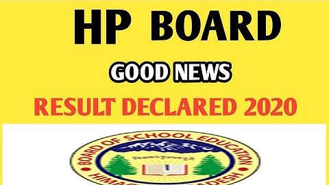 hpbose result 2020 | hpbose 10th class result 2020 | hp board result 2020