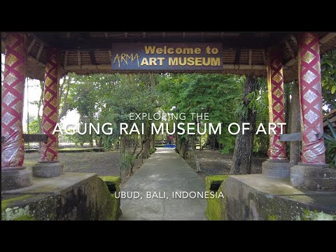 Video: Kunstgalerien & Museen in Ubud, Bali