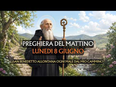 Video Preghiera del Mattino LUNEDI 8 GIUGNO | San Benedetto allontana ogni male dal mio cammino