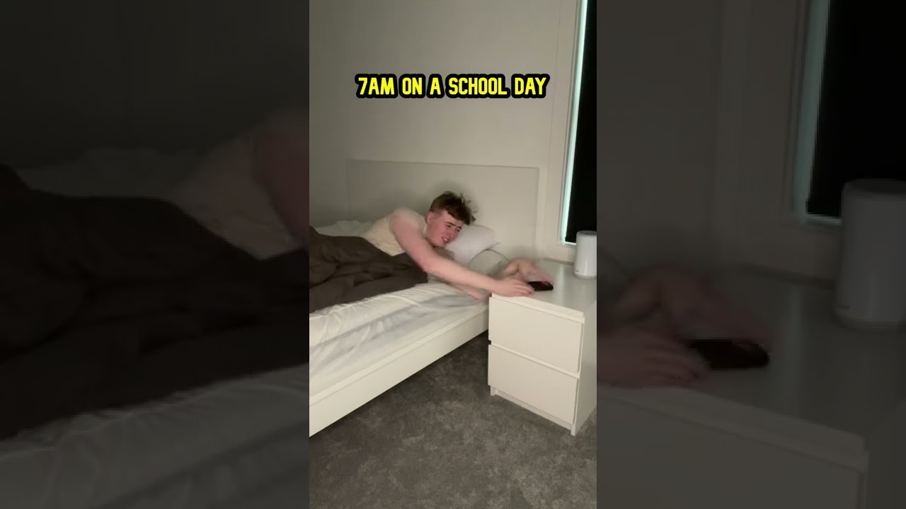 Waking Up At 7AM On School Days Vs Weekends 