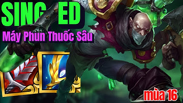 Đấu Trường Chân Lý Mobile - Đội Hinh Leo Rank Singed Thả Độc Seraphine Dọn Bàn