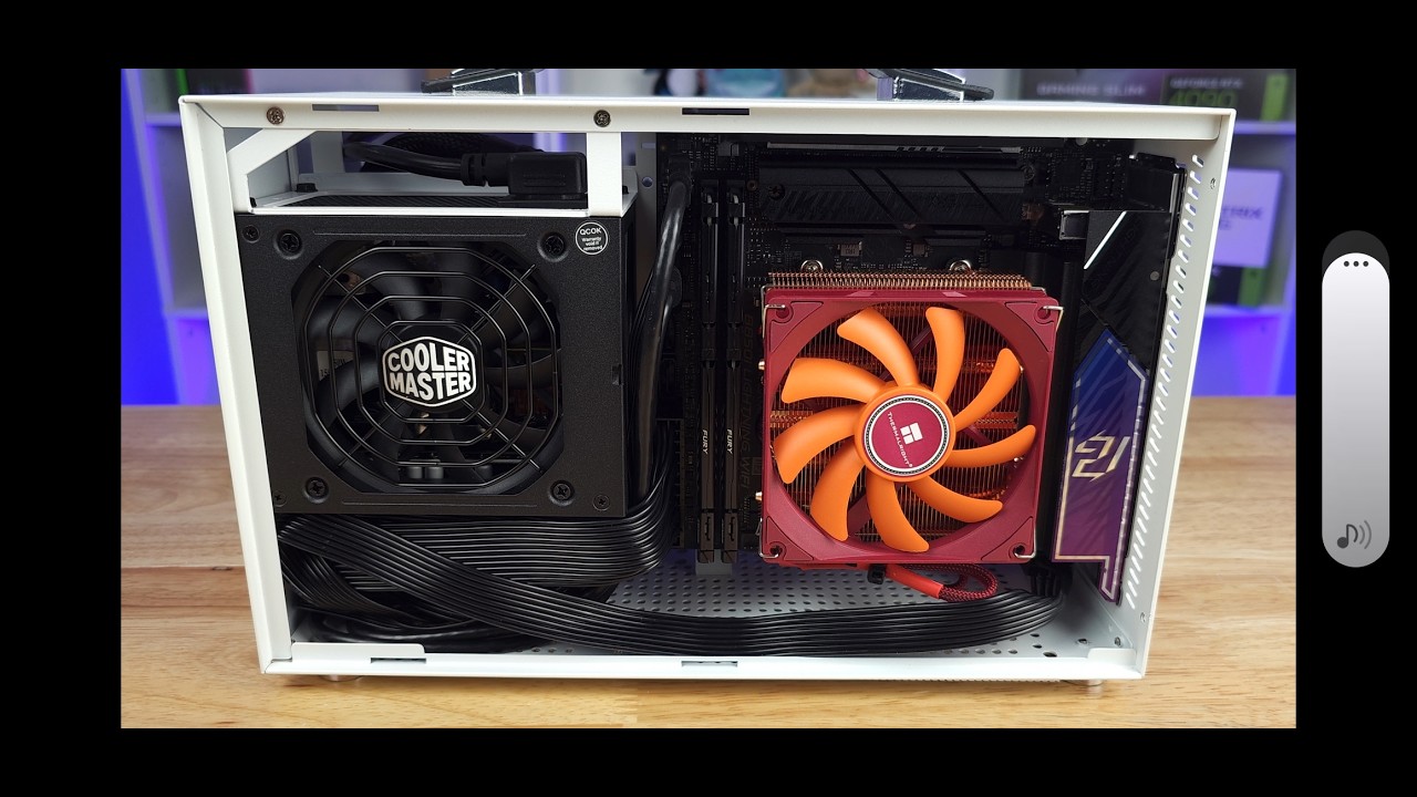 Безумная сборка ITX! Ryzen 7 9800X3D и RTX 5080 в миниатюрном корпусе