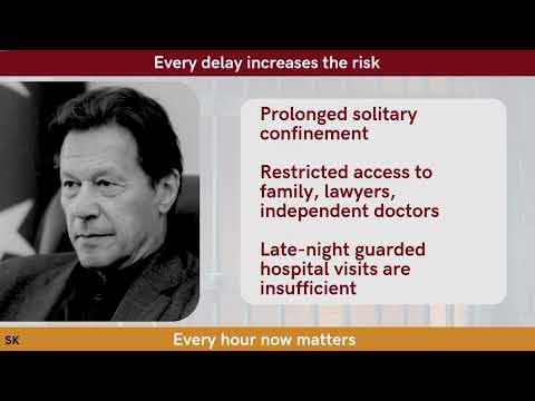 International Appeal: Urgent Health Alert for Imran Khan