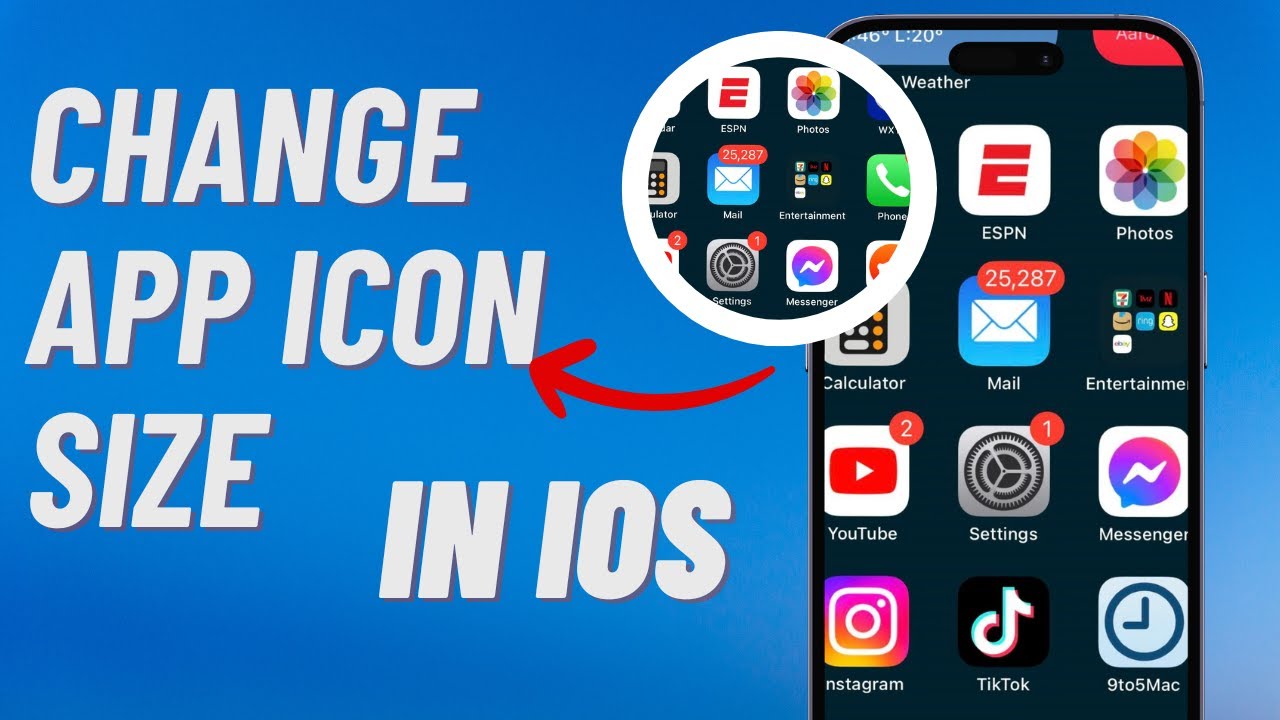 How To Change App Icon Size On IPhone YouTube
