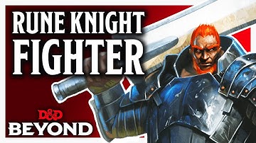 Fighter: Rune Knight in D&D