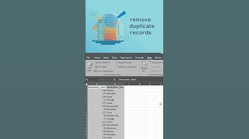 How to remove duplicates in Excel in one click #excel  #shortsfeed  #shorts   #exceltutorial