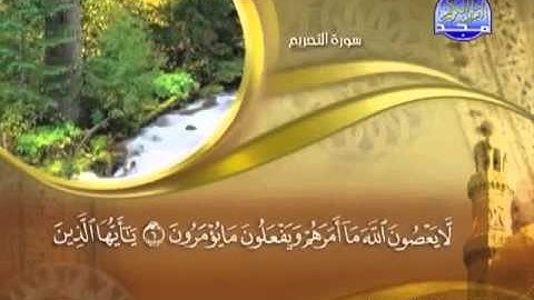 066 - سورة التحريم الشيخ القاريء ماهر المعيقلي