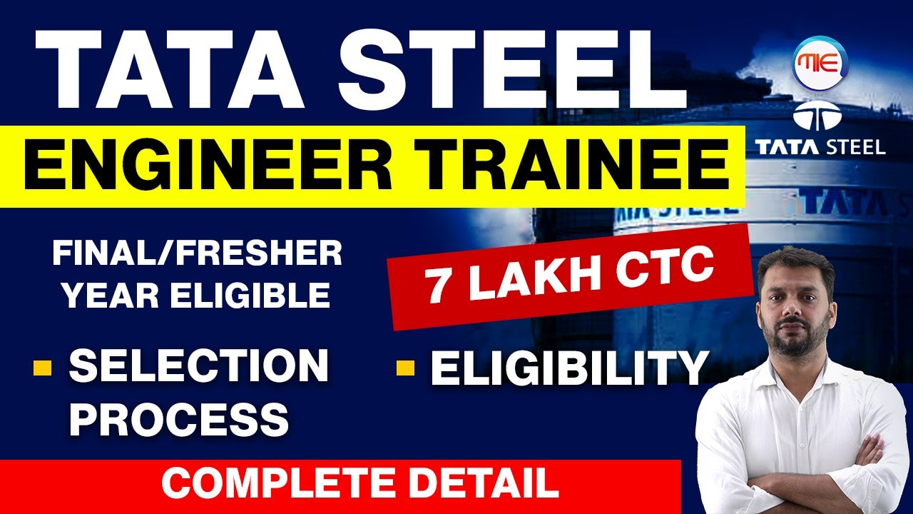 TATA Steel Recruitment 2023 Engineer Trainee Vacancy 7lakh Salary tata-steel-recruitment-2023-engineer-trainee-vacancy-7lakh-salary