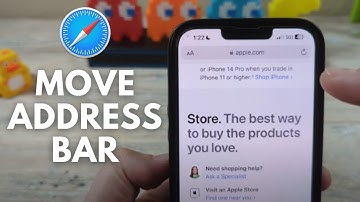 How To Move Safari Address Search Bar To Top On iPhone