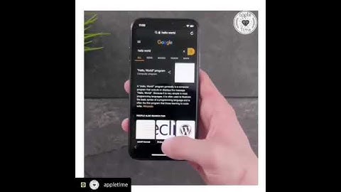 Apple İOS 13 Dark Mode