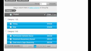 Ignite UI Grid in the Desktop Browser and iPad