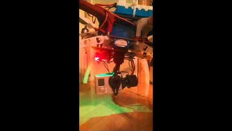 Erle-Copter: Gimbal test