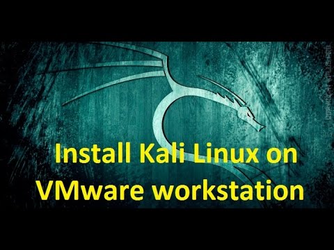 how to install kali linux in vmware workstation 12 - YouTube