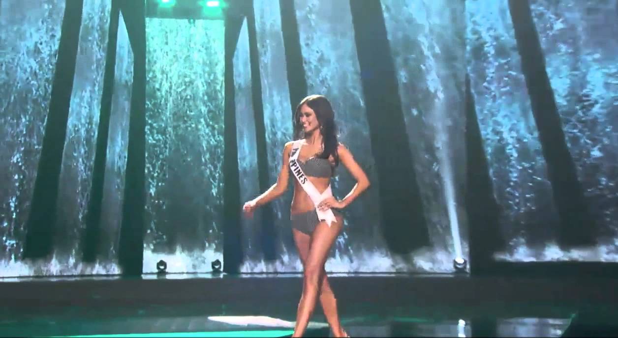 Pia Wurtzbach Swimsuit Perf at Miss Universe Pre-2015 - YouTube