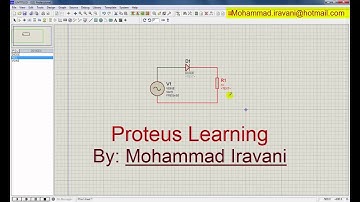 Proteus ISIS 7 Learning Simple Circuit With Graph By Mohammad Iravani