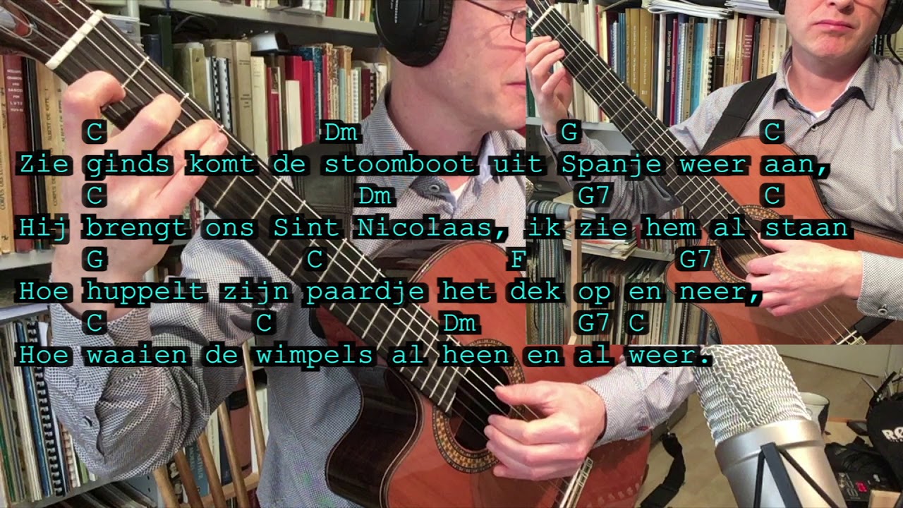 Zie ginds komt de stoomboot (chordpro) — Sinterklaas