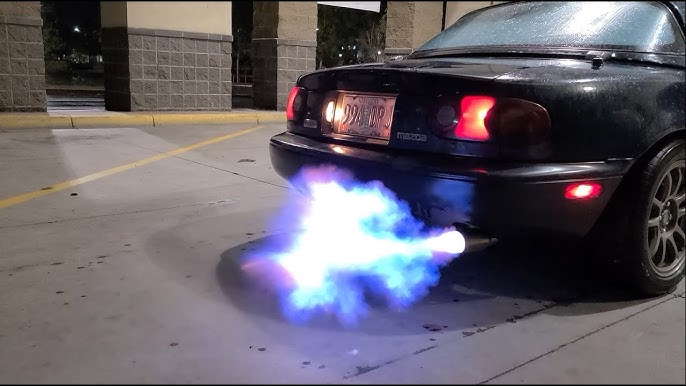 hey guys i was wondering how can i make exhaust that spits flame