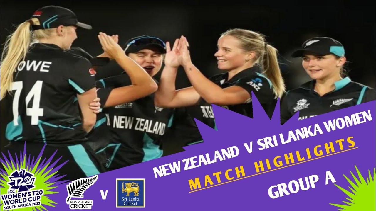 New Zealand Vs Sri Lanka Women T20 World Cup Match