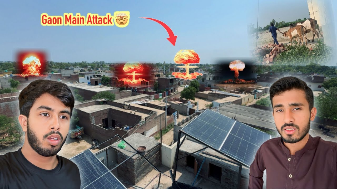 Gaon Main Attack Ho Gaya 🤯 12 Bomb 💣 Blast in My Village 🥺 Sab Gaon Wale Gaon Chor Kar Chale Gaye