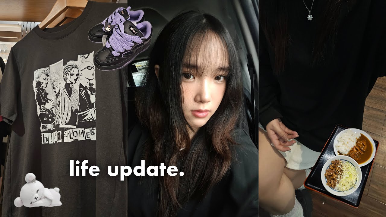 life update 🌸 JJK pop-up store, gachapons, taytay bazaar, watching demon slayer etc