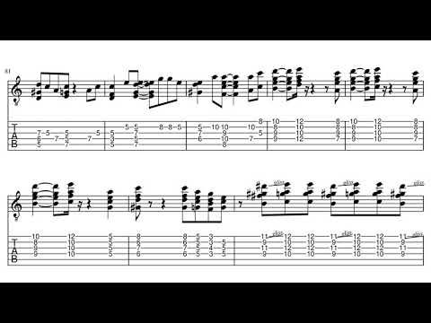 Bumpin On Sunset  Wes Montgomery Transcription