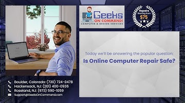 Is Online Computer Repair Safe? Video by "Geeks On Command" Online Computer Services (720) 724-0478