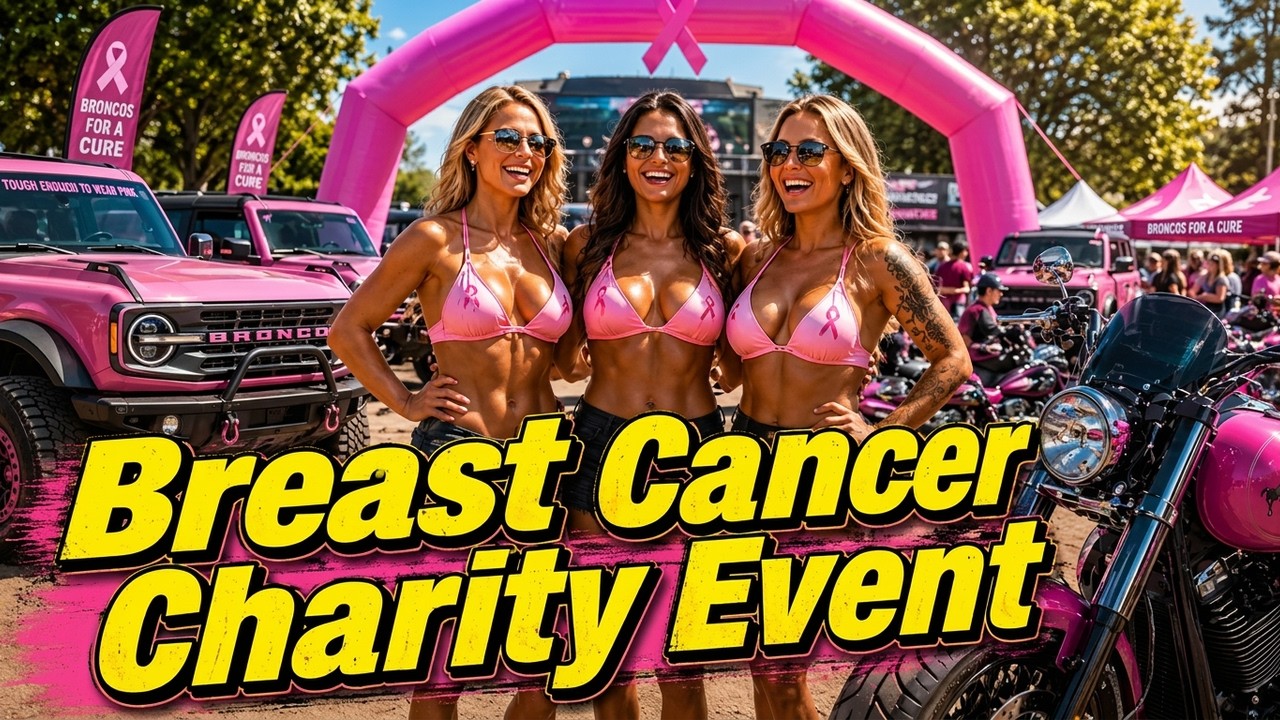 Behind The Scenes! - Broncos Bikes and Boobs Poker Run Photo Shoot!