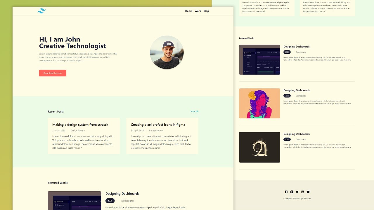Tailwind CSS Tutorial for Beginners with AOS Animations 2025 | Blog ...