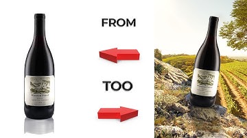 How to Edit A wine Bottle | Product Photography Tutorial