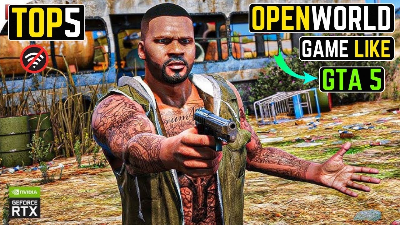 Top 5 New Open World Games Like GTA 5 For Android | Best GTA 5 Like ...