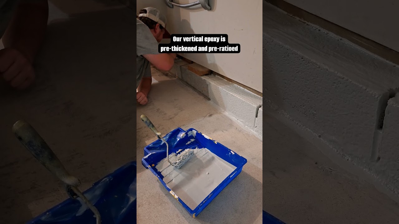 Applying epoxy to vertical surfaces doesn't have to be a mess. Our pre-thickened, pre-ratioed vertical coating stays put on stem walls, giving you a thick film that easily holds flake, quartz, or media without sagging. Built for pros and DIYers who want clean lines every time.