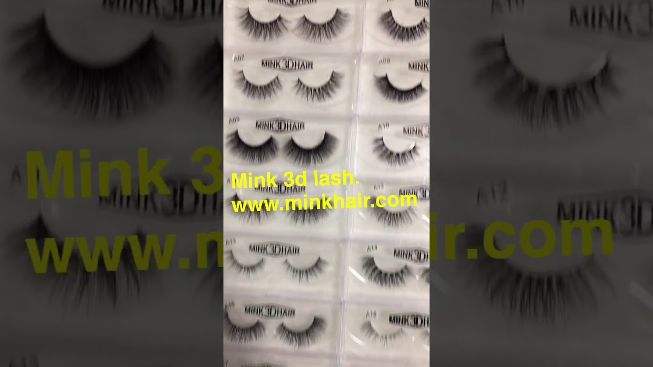 10A Grade Mink 3D Lash 19 Style A Wholesale price$3/pair