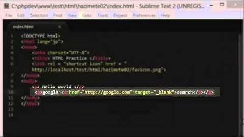 HTML open new window