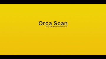 Orca Scan - Initial Setup & Configuration