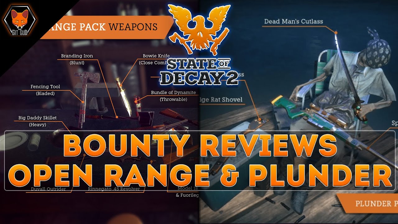 State Of Decay 2 Bounty Broker Reviews Open Range Pack And Plunder Pack