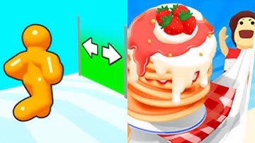 Tall Man Run vs Pancake Run - All Level Gameplay Android,iOS - NEW MOD APK UPDATE GAMEPLAY