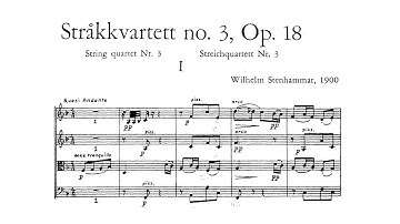 Wilhelm Stenhammar – String Quartet No.3, in F major