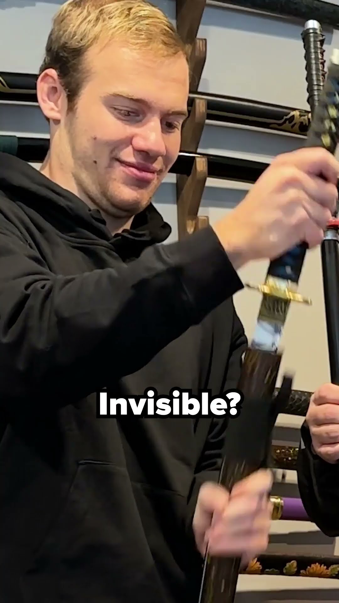 How well does Mini Katana's owner know swords?