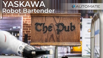Yaskawa Human Collaborative Robot Bartender HC10 at Automate 2019