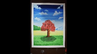 easy poster colour painting 3