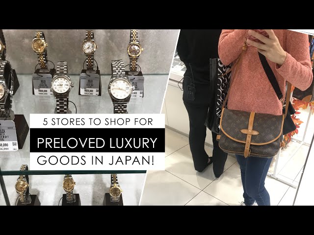 Where can I purchase pre-loved (secondhand) designer bags in Japan