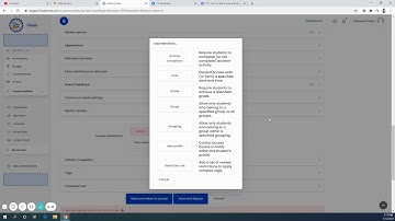 How to add a quiz activity in Moodle (Daigler20)