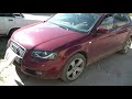 Audi A3 Как разобрать, собрать, заменить левые двери и крышку багажника хэтчбек