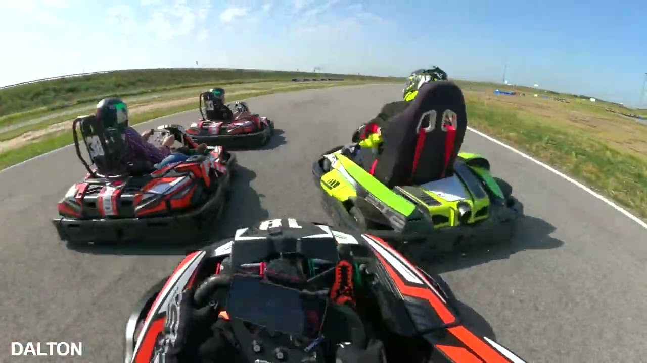 Karting Sanlúcar KR24. MEETING 2. FKC 18/05/2025. Carrera 2/3. Trazado completo.