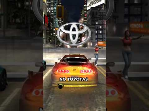 Why No Toyotas In Need For Speed 